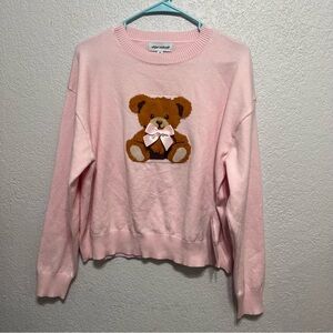 Pink crewneck sweater by the brand Urban Weekend size M NWT